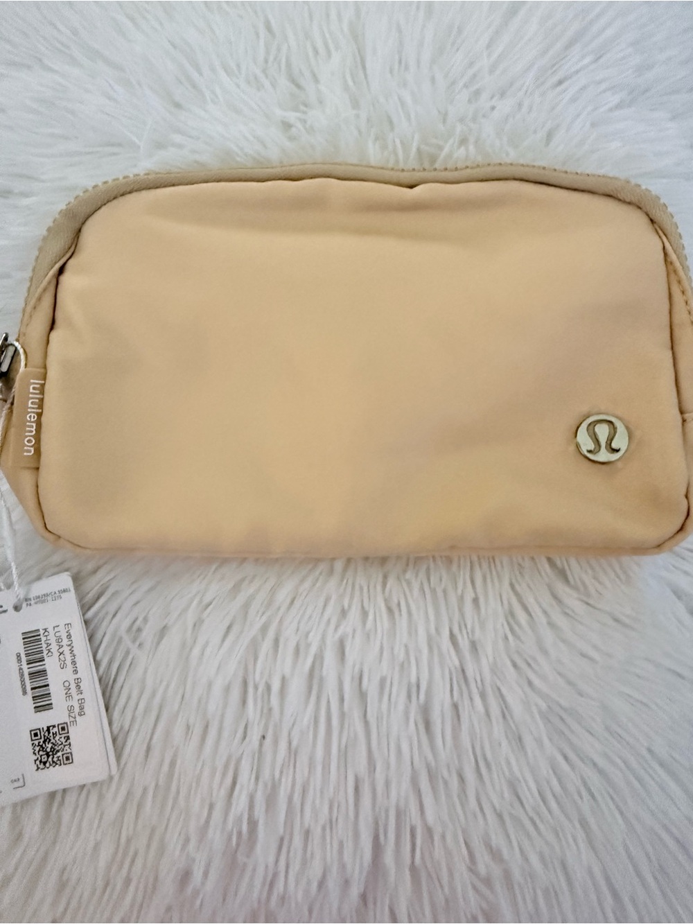 lululemon athletica Peach Cosmetic Pouch - Soft Peach Zip Case